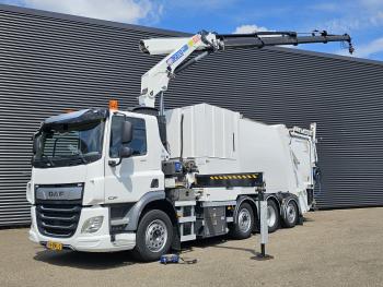 DAF CF 410 8X2/6 FAUN / BEKKER LAGRAM 16m3 / WAS INSTALLATIE